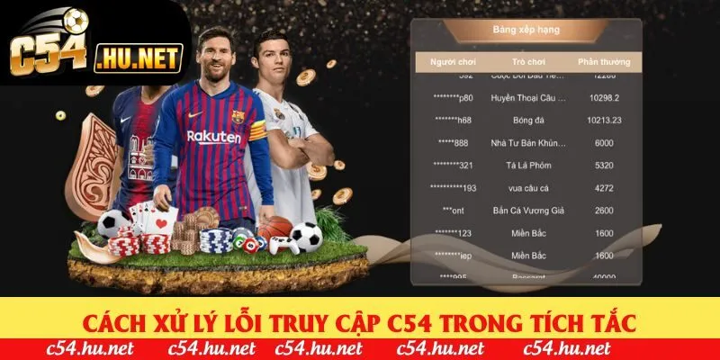 Cách xử lý lỗi truy cập C54 trong tích tắc Cách xử lý lỗi truy cập C54 trong tích tắc